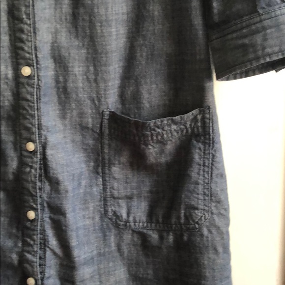 Denim button down dress /XL : 2x main image 1